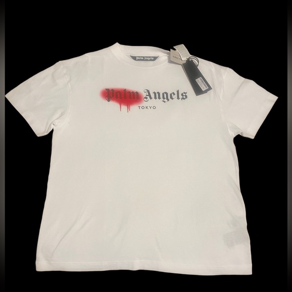 Palm Angels PORTRAIT PENCIL T-SHIRT-Size 2x - Picture 3 of 4